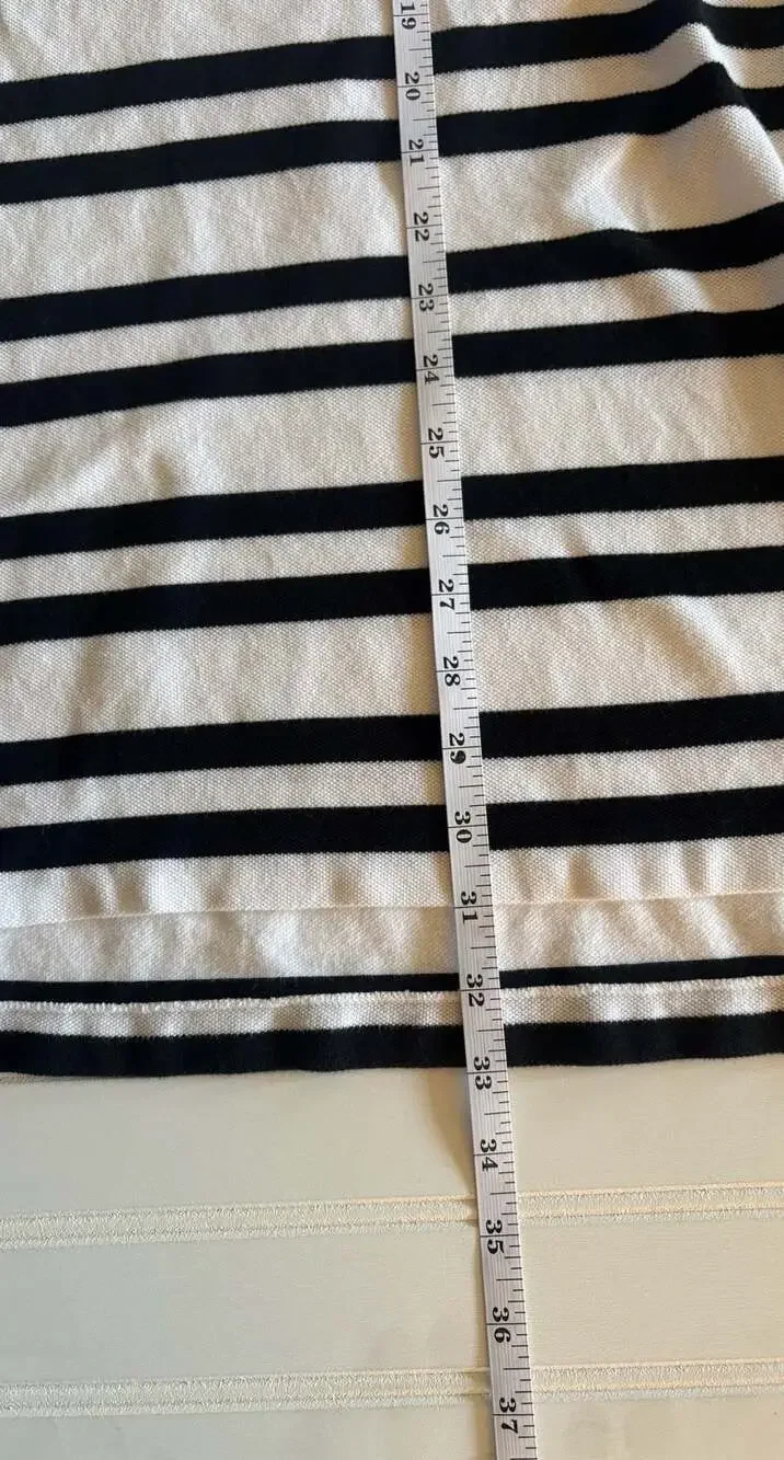 Polo by Ralph Lauren Striped Polo Shirt White Black 3XB Big